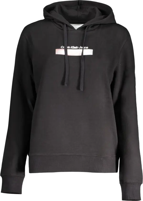 Black Cotton Women's Sweatshirt