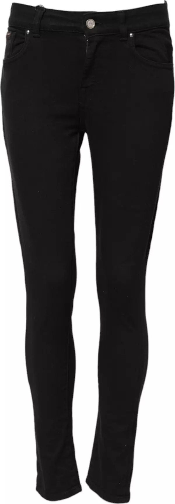 Black Cotton Stretch Slim Fit Denim Jeans