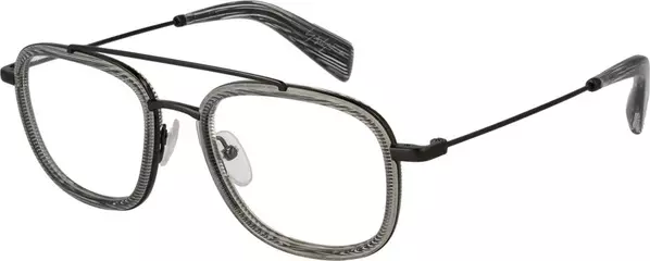 Gray Plastic Glasses (Frames)
