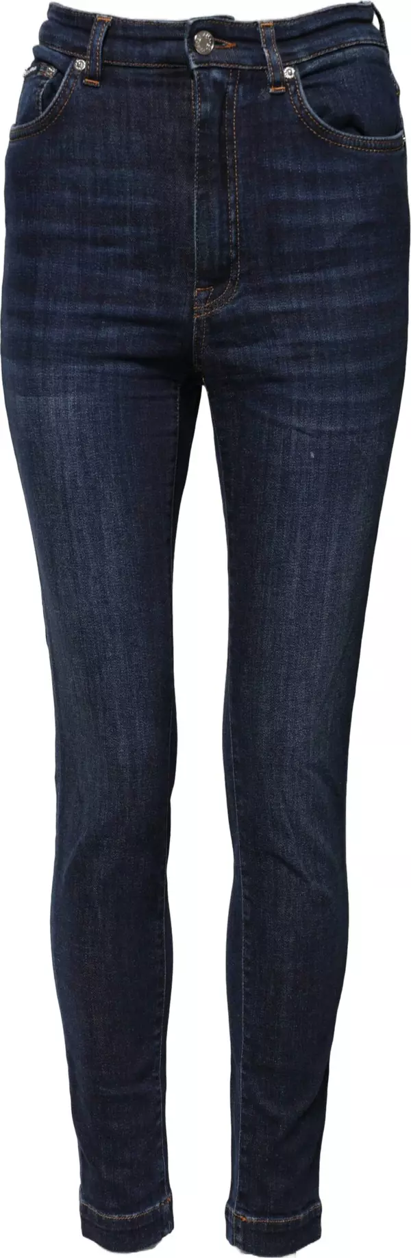 Blue GRACE High Waist Skinny Denim Jeans