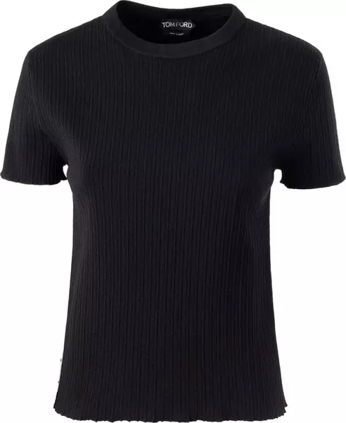 Black Silk T-Shirt