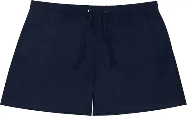 Blue Polyester Swim Shorts