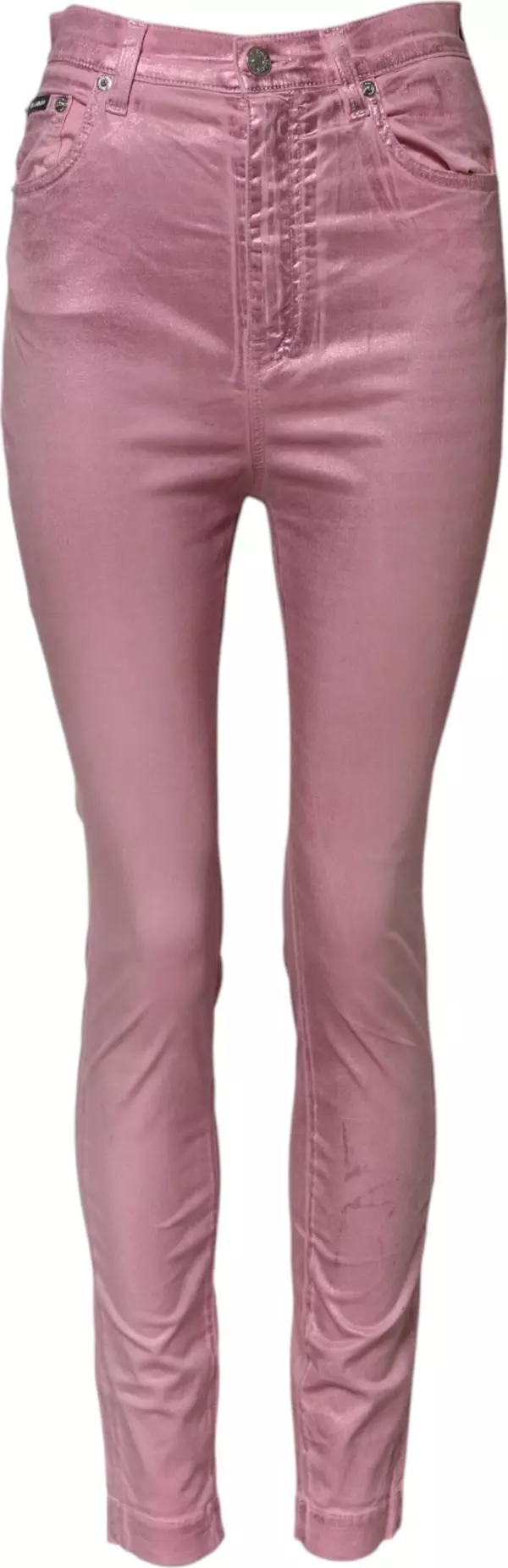 Pink GRACE High Waisted Skinny Denim Jeans