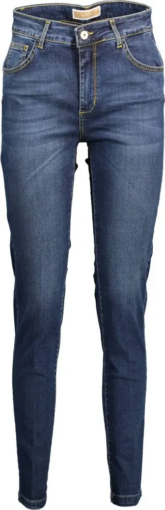 Blue Cotton Women Jean