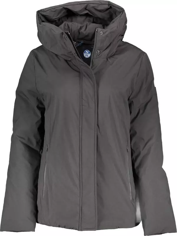 Black Polyester Women's Jacket