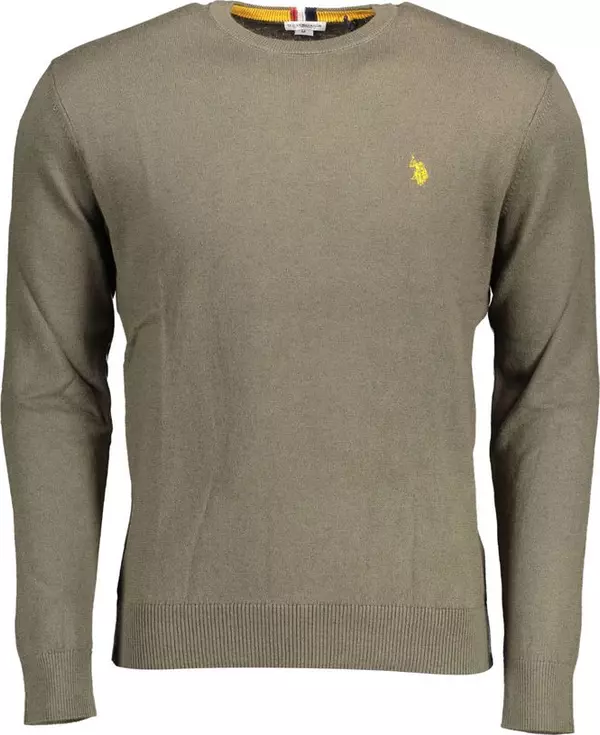 Green Cotton Men's Shirt
