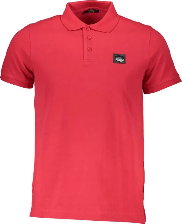 Red Cotton Polo Shirt
