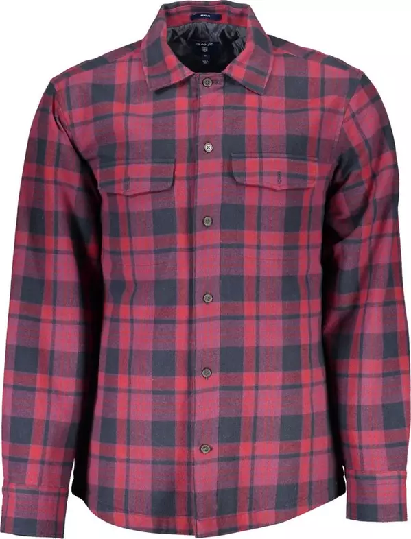 "Viola Cotton Men Shirt with Long Sleeves and Italian Collar"