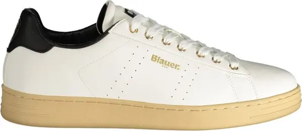 Bianco Polyurethane Men Sneaker