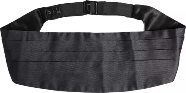 Dark Blue 100% Silk Belt Waist Cummerbund