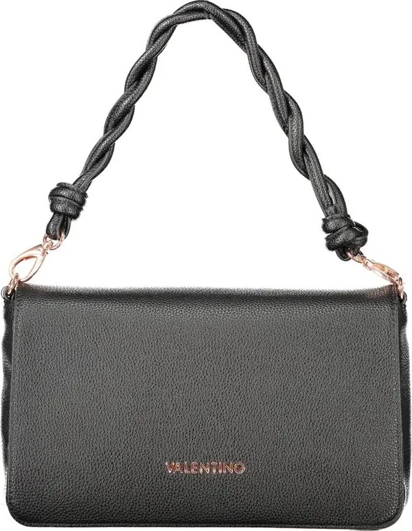 Black Polyurethane Women's Bag