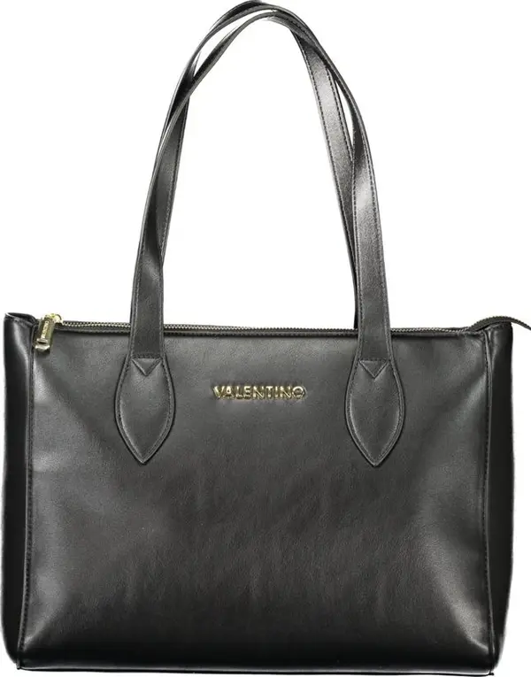 Black Polyurethane Women's Bag