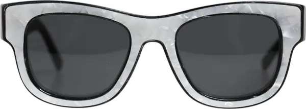 Pearl White Acetate Frame DG4379 Domenico Shade Sunglasses