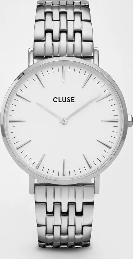 Silver Stainless Steel Dress Watch