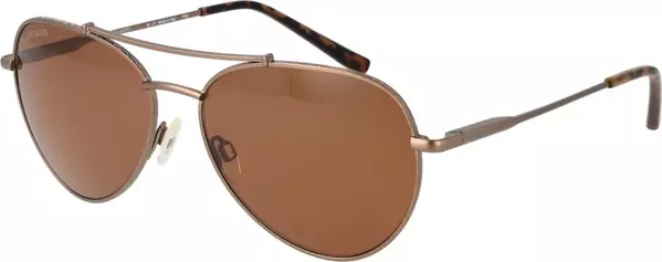 Brown Metal Sunglasses