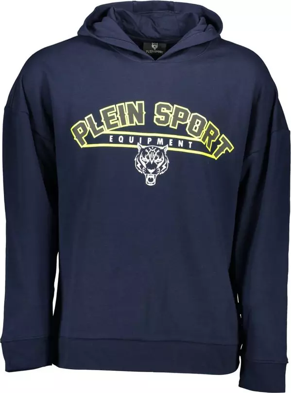 Blue Cotton Men's Sweatshirt