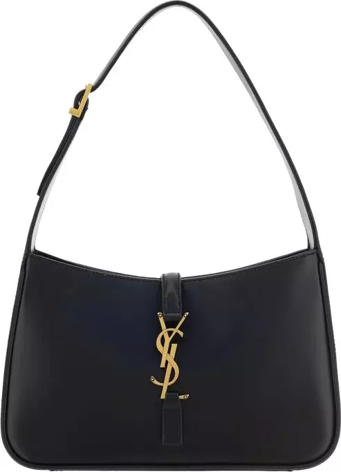 Black Calf Leather Bos Taurus Handbag