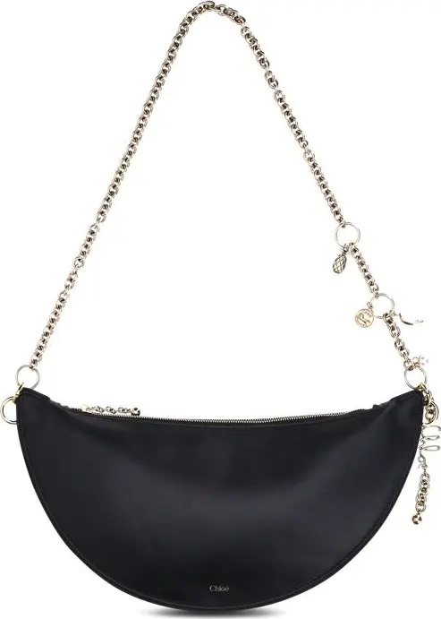 Black Calf Leather Bos Taurus Shoulder Bag