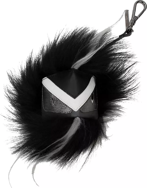 Black Leather Keychain