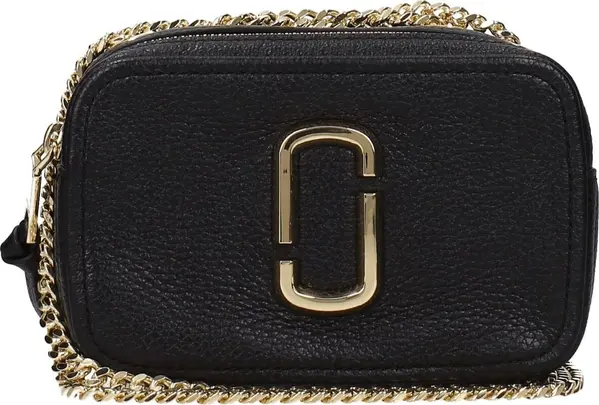 Black Leather Crossbody Bag