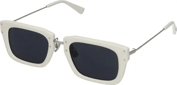 White Acetate Sunglasses