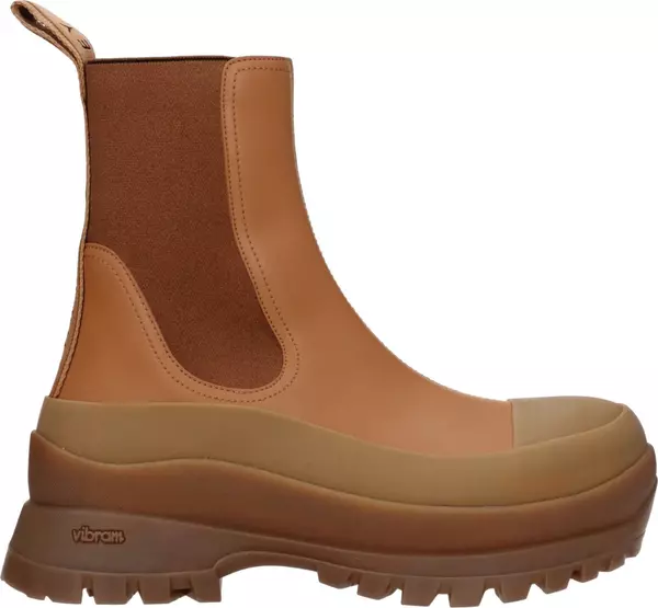 Brown Leather Ankle Boots