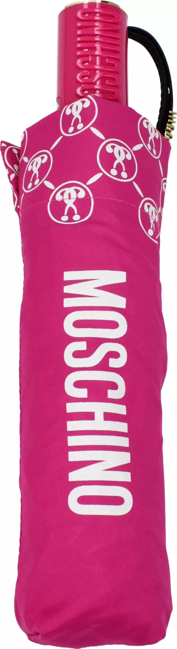 Pink Polyester Umbrella