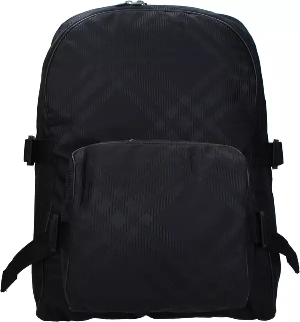 Black Fabric Backpack