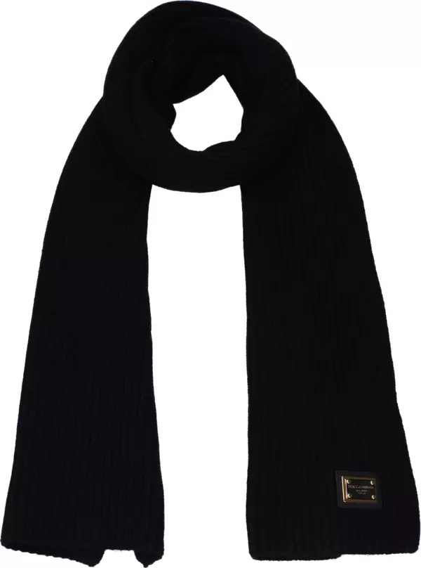 Black Cashmere Scarf