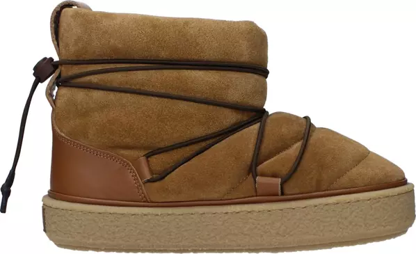 Brown Leather Ankle Boots