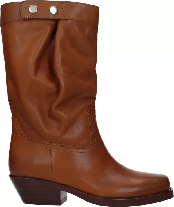 Brown Leather Ankle Boots