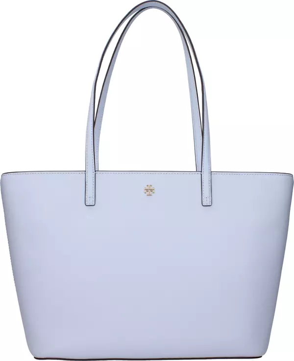 Light Blue Leather Shoulder Bag