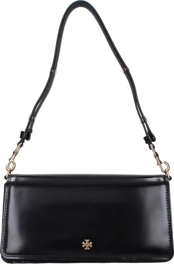 Black Leather Shoulder Bag