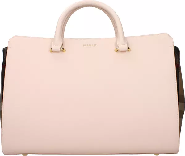 Pink Leather Handbag