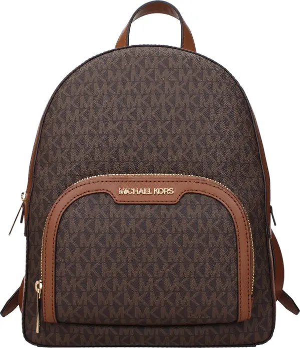 Brown Fabric Backpack