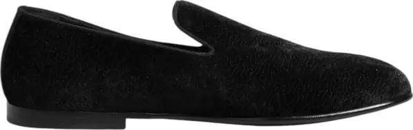 Black Jacquard Loafers Formal Men Dress Shoes