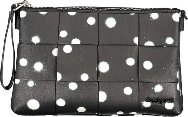 Black Polyurethane Women Bag