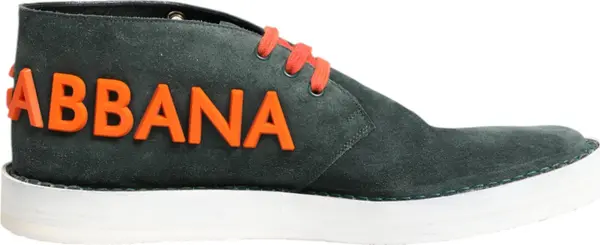 Green Derby Logo Casual Men Sneakers Shoes