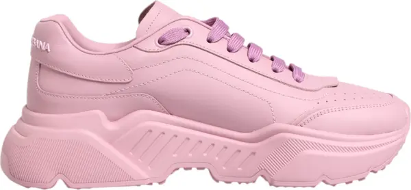 Pink Leather Daymaster Low Top Sneakers Shoes