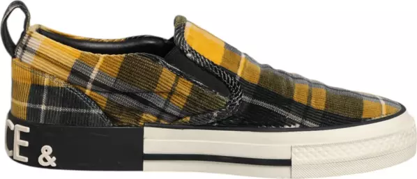 Multicolor Portofino Tartan Check Sneakers Shoes