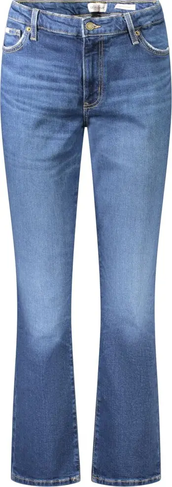 Blue Cotton Women's Straight Jean