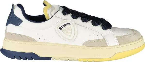Bianco Poliuretano Men Sneaker