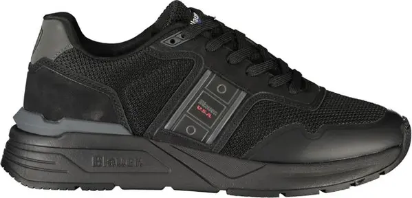 Nero Polyester Men Sneaker