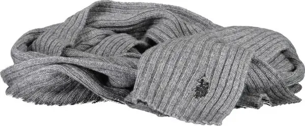 Gray Wool Men's Scarf