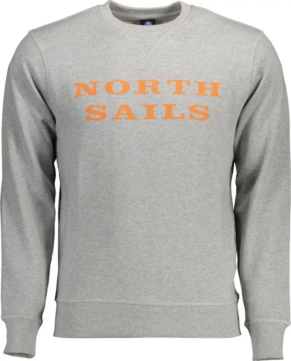 Grigio Cotton Men Sweatshirt