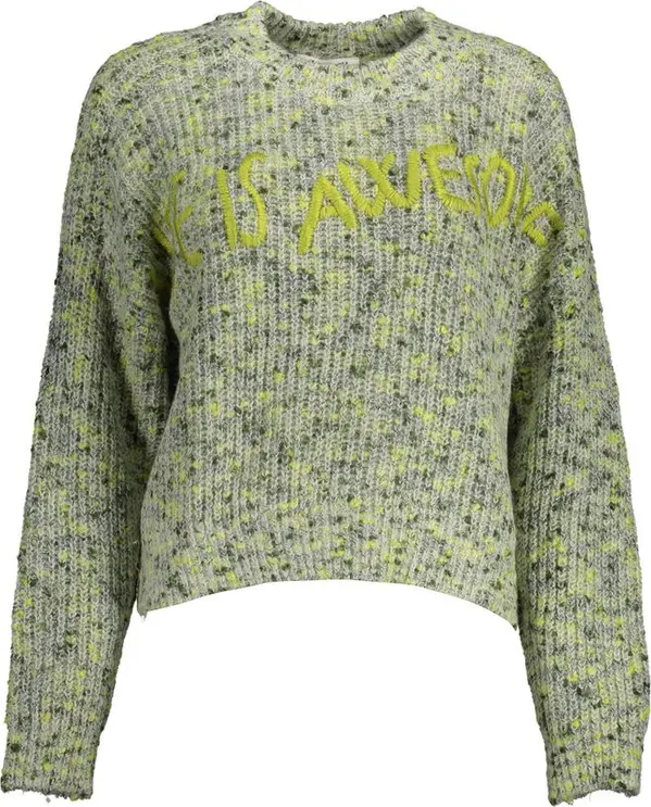 Verde Acrylic Women Sweater