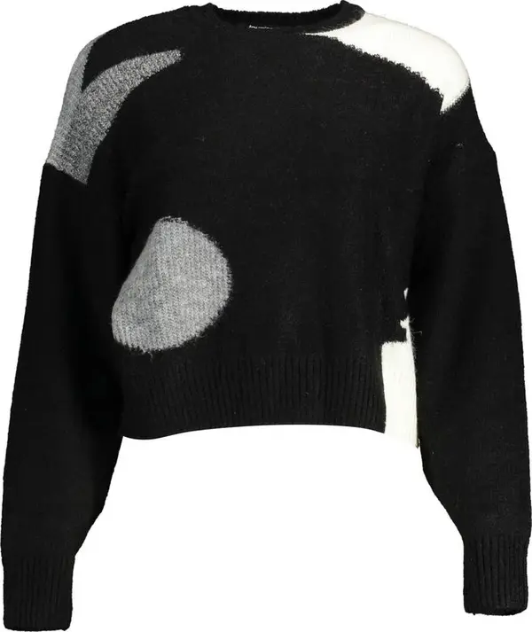 Black Acrylic Women Sweater