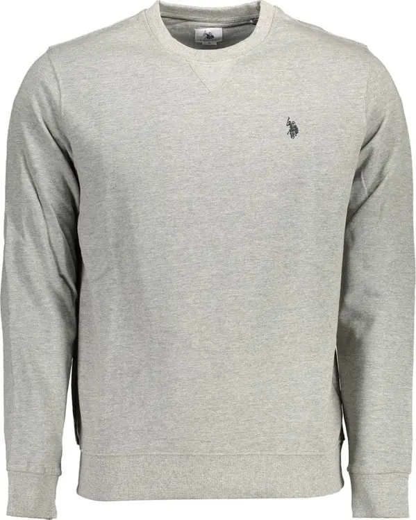 Gray Cotton Men's Sweatshirt