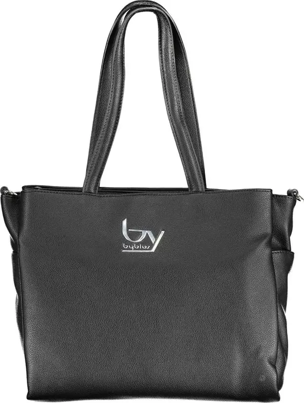 Black Polyurethane Women's Handbag