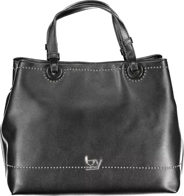Nero Polyurethane Women Handbag